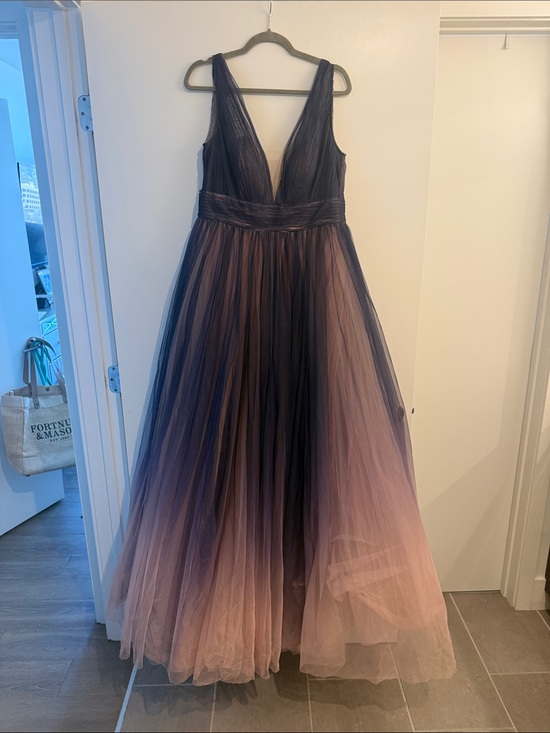 Mac Duggal Dresses & Skirts - Mac Duggal Lavender and Blush Ombre Tulle Gown. Size 10 , 33” under bust.